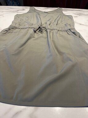 RBX Active Woven Tank Dress Sage/Olive Small